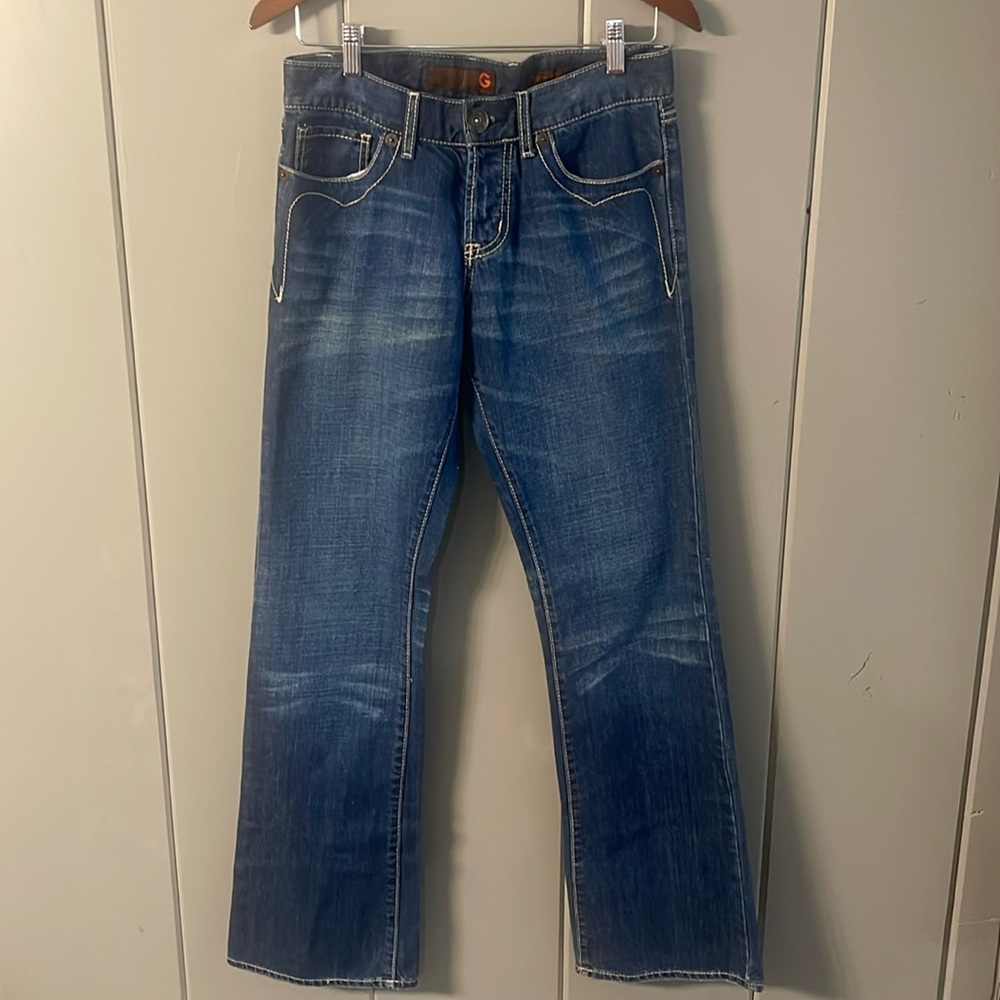 G by Guess Blue Boot Cut Jeans Vintage Women's 29